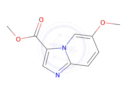 Chemical structure of Methyl 6-methoxyimidazo[1,2-a]pyridine-3-carboxylate