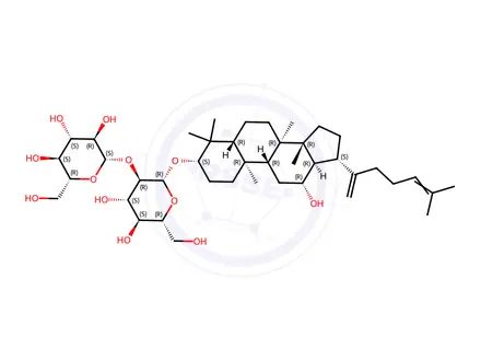 Chemical structure of Ginsenoside Rk1