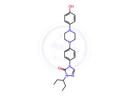 Chemical structure of Posaconazole Impurity 351