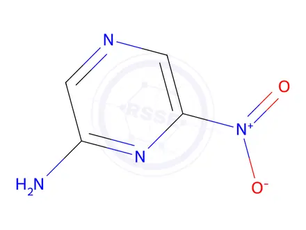 Chemical structure of 6-Nitropyrazin-2-amine