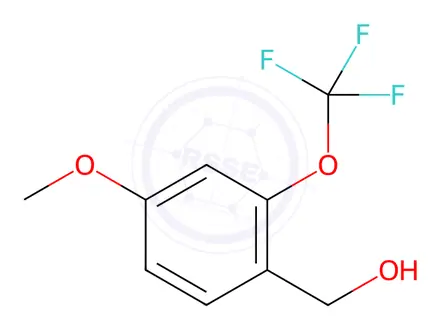 Chemical structure of (4-Methoxy-2-(trifluoromethoxy)phenyl)methanol