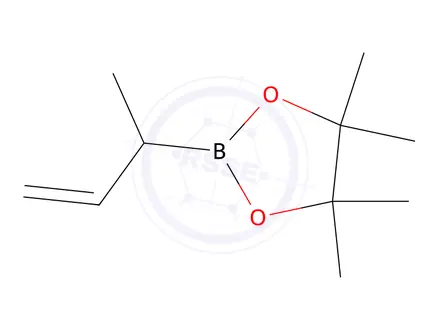 Chemical structure of 2-(But-3-en-2-yl)-4,4,5,5-tetramethyl-1,3,2-dioxaborolane
