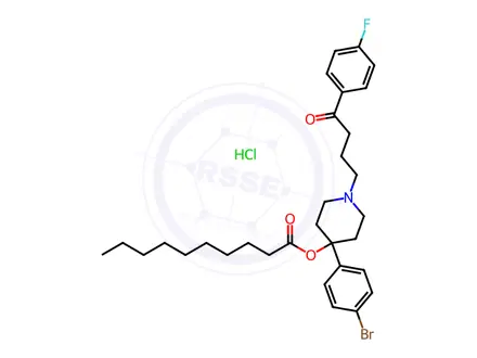 Chemical structure of Bromoperidol decanoate Hydrochloride