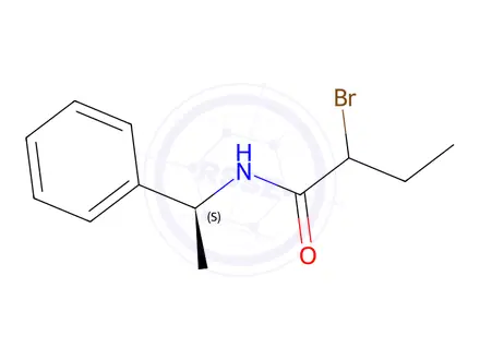 Chemical structure of 2-Bromo-N-((S)-1-phenylethyl)butanamide