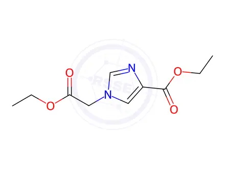 Chemical structure of ethyl 1-(2-ethoxy-2-oxoethyl)-1h-imidazole-4-carboxylate