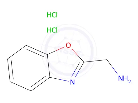 Chemical structure of Benzo[d]oxazol-2-ylmethanamine dihydrochloride