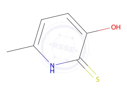 Chemical structure of 3-hydroxy-6-methyl-1H-pyridine-2-thione