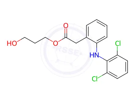 Chemical structure of Diclofenac Sodium Impurity 124
