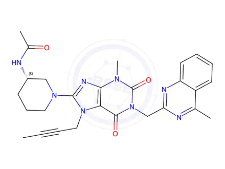 Chemical structure of Linagliptin impurity 172