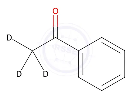 Chemical structure of Acetophenone-d3