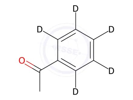 Chemical structure of Acetophenone-d5