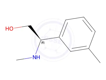 Chemical structure of (R)-2-(methylamino)-2-(m-tolyl)ethan-1-ol
