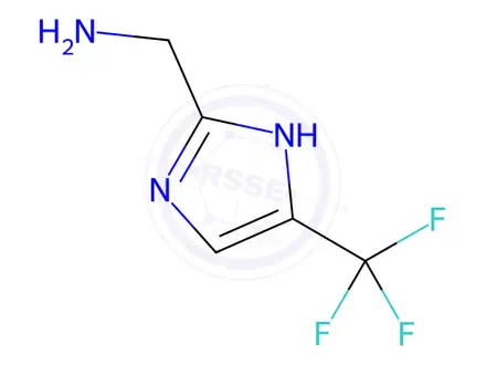 Chemical structure of (5-(Trifluoromethyl)-1H-imidazol-2-yl)methanamine dihydrochloride
