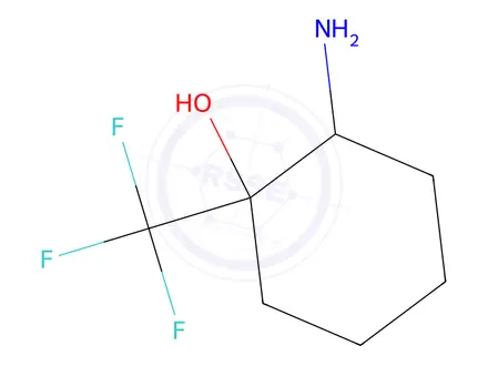 Chemical structure of 2-Amino-1-(trifluoromethyl)cyclohexanol