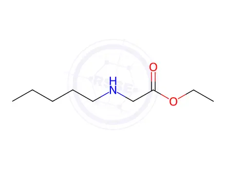 Chemical structure of Ethyl pentylglycinate