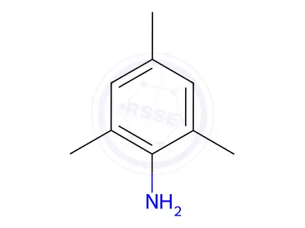 Chemical structure of 2,4,6-Trimethylaniline