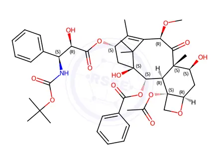 Chemical structure of 7-Demethoxy Cabazitaxel