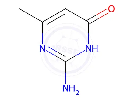 Chemical structure of 2-Amino-6-Methyl-4-Pyrimidinol