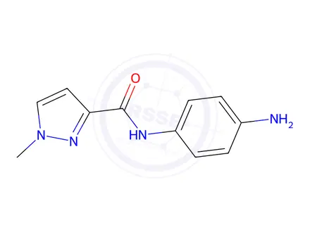 Chemical structure of n-(4-Aminophenyl)-1-methyl-1h-pyrazole-3-carboxamide