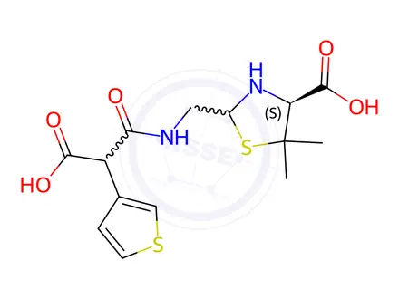 Chemical structure of Ticarcillin EP Impurity E