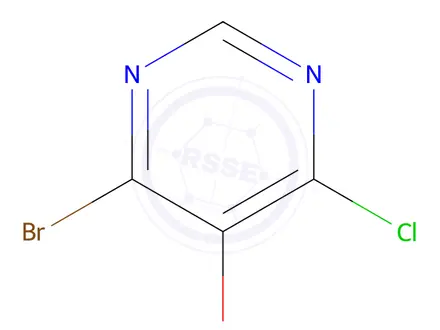 Chemical structure of 4-Bromo-6-chloropyrimidin-5-ol