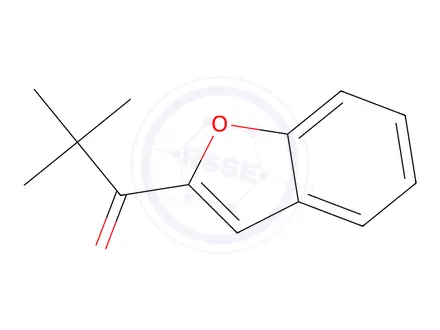 Chemical structure of 1-(1-benzofuran-2-yl)-2,2-dimethylpropan-1-one