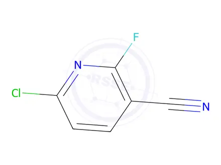 Chemical structure of 6-Chloro-2-fluoropyridine-3-carbonitrile