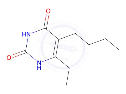 Chemical structure of 5-Butyl-6-ethylpyrimidine-2,4(1H,3H)-dione
