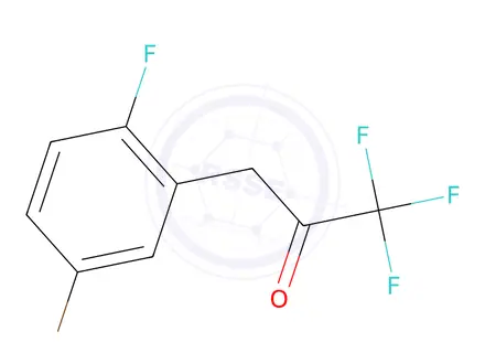 Chemical structure of 3-(5-Bromo-2-fluorophenyl)-1,1,1-trifluoropropan-2-one