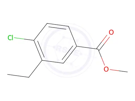 Chemical structure of Methyl 4-chloro-3-ethylbenzoate