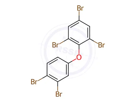 Chemical structure of 2,3',4,4',6-Pentabromodiphenyl Ether