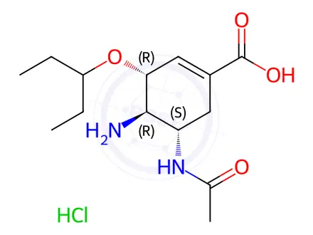 Chemical structure of Oseltamivir Phosphate Impurity 235