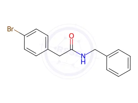 Chemical structure of N-Benzyl-2-(4-bromophenyl)acetamide