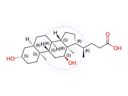 Chemical structure of Ursodeoxycholic Acid Impurity 19