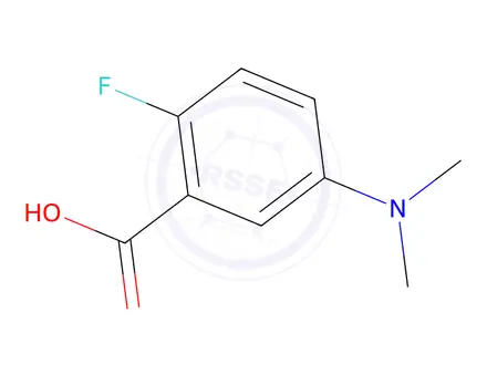 Chemical structure of 5-(Dimethylamino)-2-fluorobenzoic acid