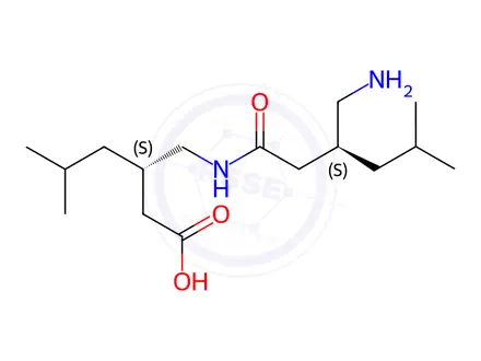 Chemical structure of Pregabalin Amide dimer