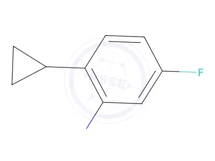 Chemical structure of 2-Cyclopropyl-5-fluoroaniline