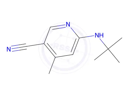 Chemical structure of 6-(tert-Butylamino)-4-methylnicotinonitrile
