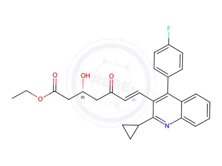 Chemical structure of Pitavastatin Impurity 109