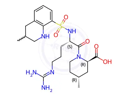 Chemical structure of Argatroban