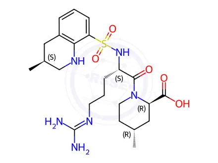 Chemical structure of 21S-Argatroban
