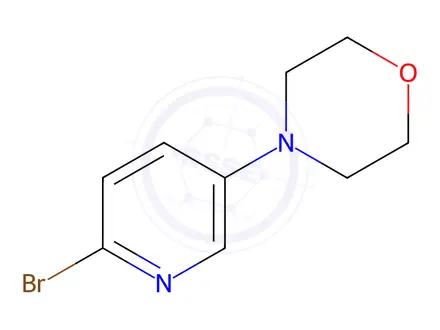 Chemical structure of 4-(6-bromopyridin-3-yl)morpholine