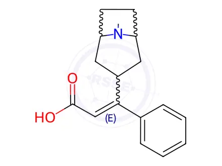 Chemical structure of Tropanyl trans-cinnamate