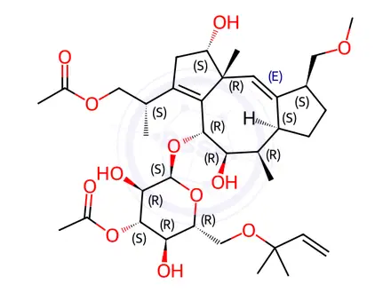 Chemical structure of Fusicoccin (~85%)