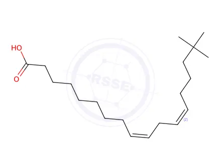 Chemical structure of 17,17-Dimethyllinoleic Acid