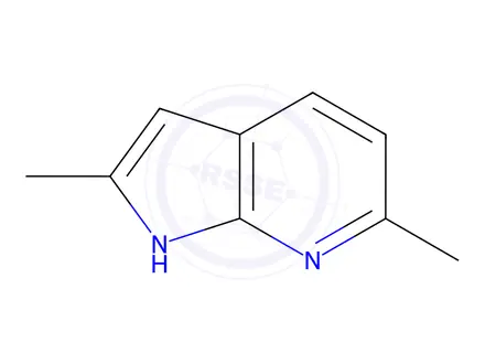 Chemical structure of 2,6-Dimethyl-1H-pyrrolo[2,3-b]pyridine