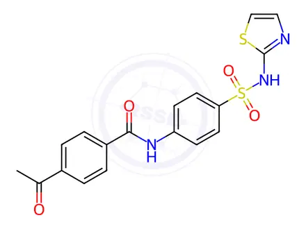 Chemical structure of Phthalylsulfathiazole Impurity 130