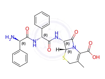 Chemical structure of Cefalexin Impurity C