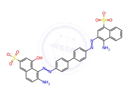 Chemical structure of Direct Red 13