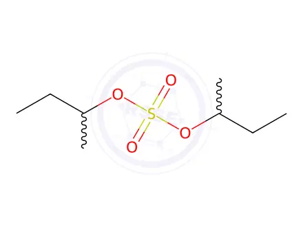 Chemical structure of Bis(1-methylpropyl) sulfate